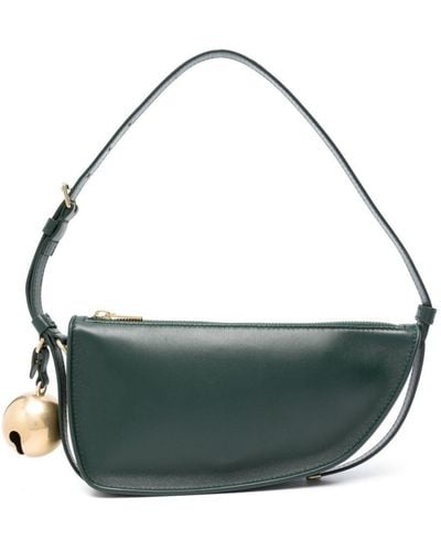 Burberry Charm-detail Leather Shoulder Bag - Green