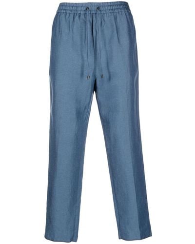 Etro Pantalones capri con cordones - Azul