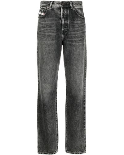 DIESEL 1956 D-Tulip 007C4 Straight-Leg-Jeans - Grau