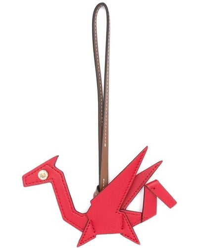 Stella McCartney Origami Dragon Alter Mat Bag Charm - Red