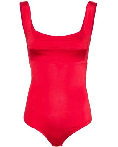 Atu Body Couture Square-neck Bodysuit - Red