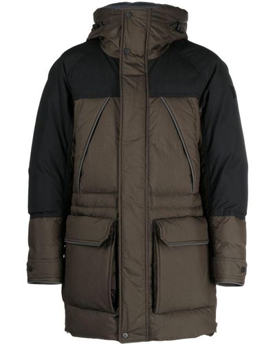 Woolrich Logo-patch Padded Coat - Black