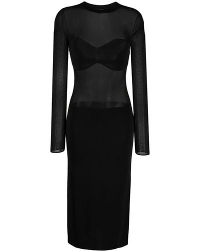 Patrizia Pepe Cotton Dress - Black