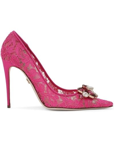 Dolce & Gabbana Zapatos Belucci con tacón de 90mm - Rosa