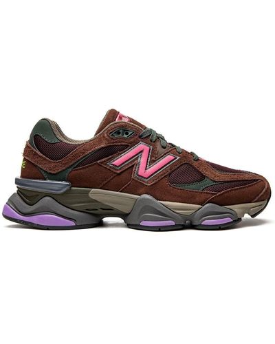 New Balance "90/60 ""burgundy"" Low-top Sneakers " - Bruin