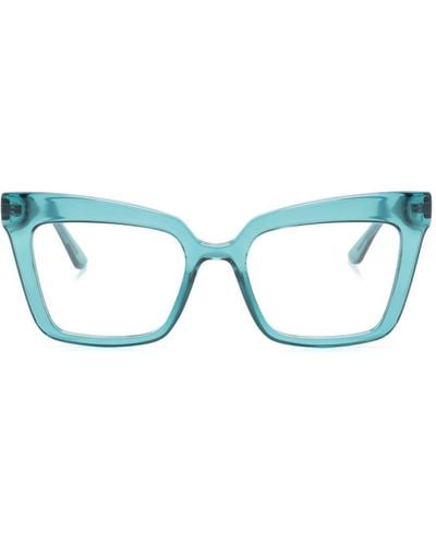 Karl Lagerfeld Brille im Cat-Eye-Design - Blau