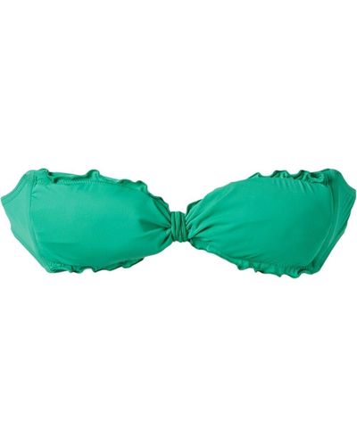 Amir Slama Top de bikini estilo bandeau - Verde