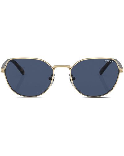 Vogue Eyewear Sonnenbrille mit rundem Gestell - Blau