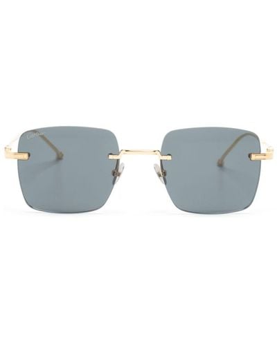 Cartier Pasha de Cartier frameless sunglasses - Azul