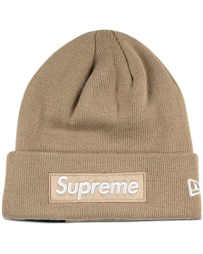 Supreme X New Era bonnet Box Logo - Neutre