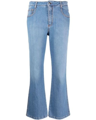 Ermanno Scervino Ausgestellte Jeans - Blau