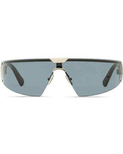 Roberto Cavalli Rc1120 Wrap Oversize-frame Sunglasses - Blue