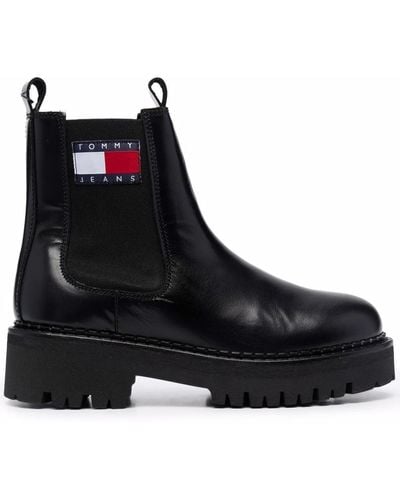 Tommy Hilfiger Chelsea Ankle Boots - Black