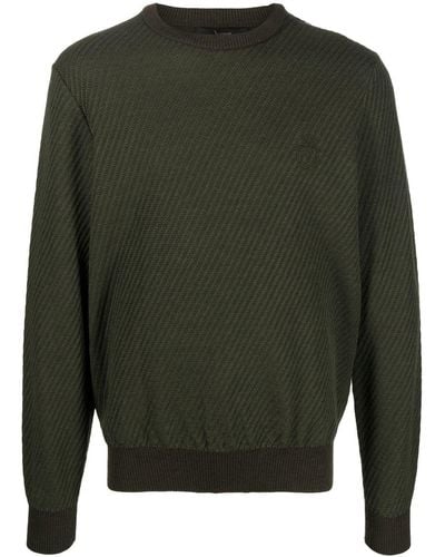 Billionaire Round-neck Knit Sweater - Green