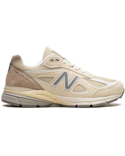 New Balance Made In Usa 990v4 "cream" Sneakers - White