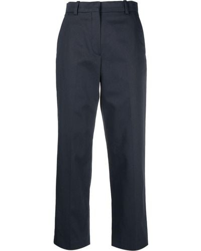 KENZO Cropped Tailored Trousers - Blue