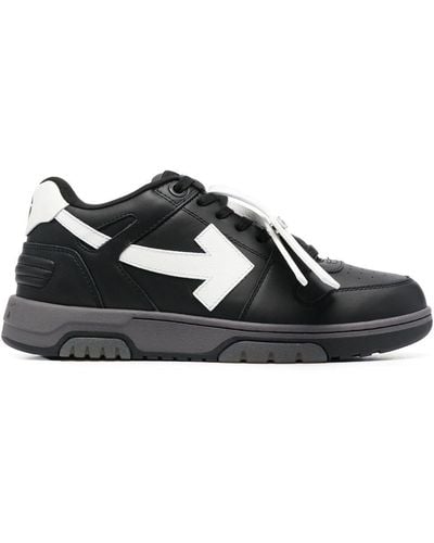 Off-White c/o Virgil Abloh Out Of Office Low-top Sneakers - Zwart