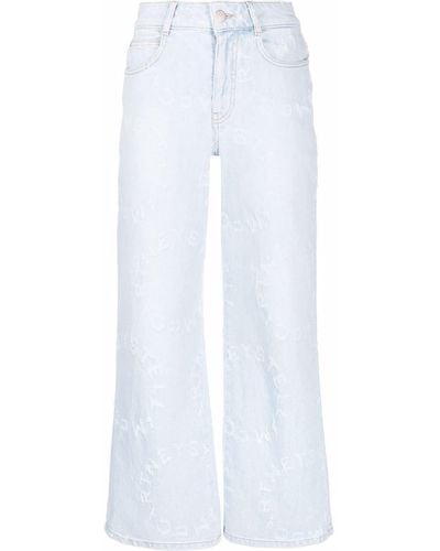 Stella McCartney Cropped Jeans - Wit