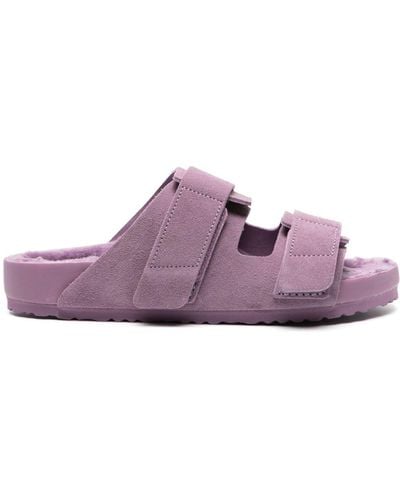 Birkenstock X Tekla Uji Suede Slides - Purple