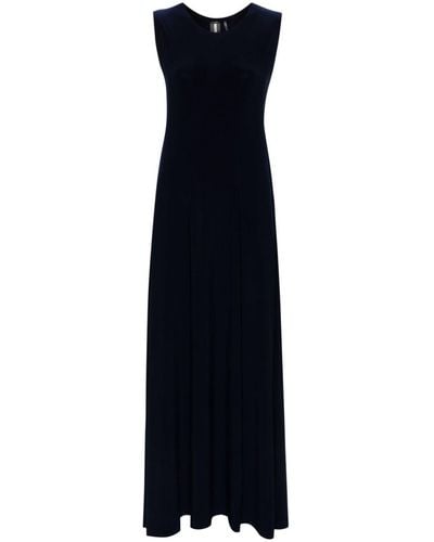 Norma Kamali Jersey Maxi Dress - Blue