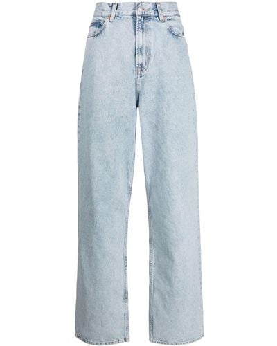 Wardrobe NYC Straight Jeans - Blauw