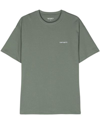 Carhartt S/S Script cotton T-shirt - Grün