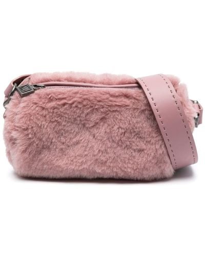 Max Mara Small Teddyrolls Shoulder Bag - Pink