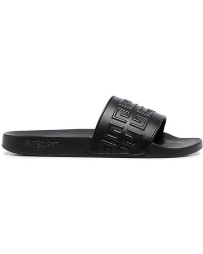 Givenchy 4g Slide Sandals - Black