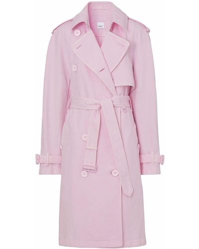 Burberry Classic Belted Trench Coat - Pink