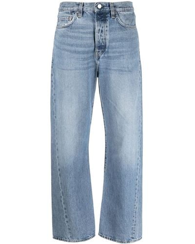 Totême High-waist Straight-leg Jeans - Blue