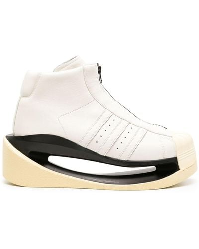 Y-3 Gendo Pro Cut-out Boots - White