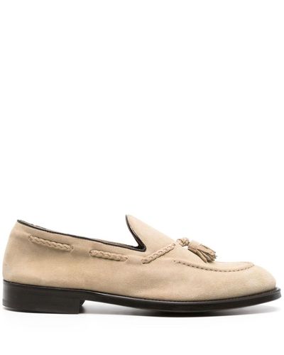 Doucal's Tassel-detail Suede Loafers - Natural