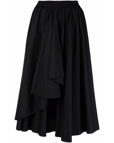 Barena Minifalda drapeada - Negro