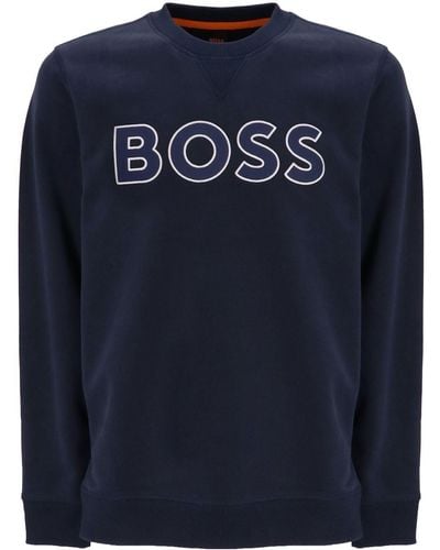 BOSS ロゴ スウェットシャツ - ブルー