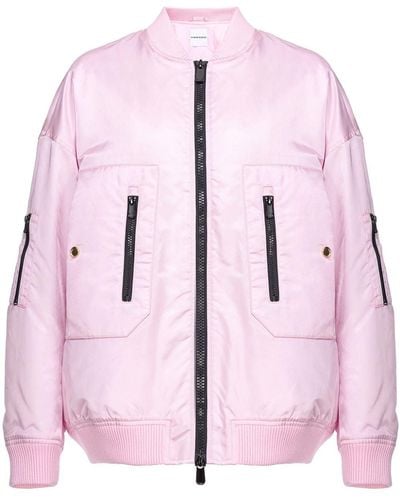 Pinko Long-sleeve Bomber Jacket - Pink