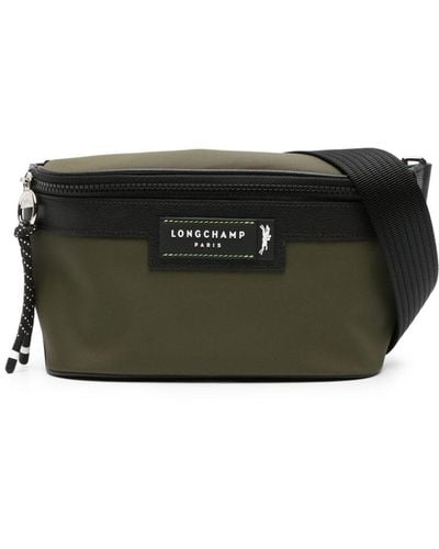 Longchamp X Econyl Medium Le Pliage Energy Canvas Belt Bag - Black