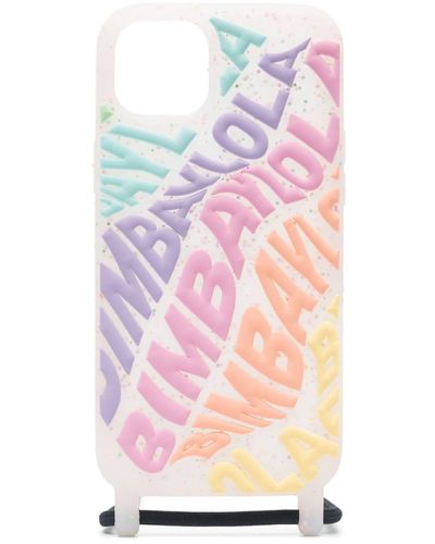 Bimba Y Lola Logo-embossed Iphone 15 Plus Case - Pink