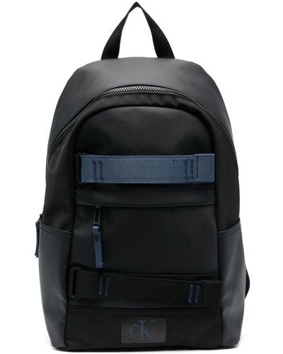 Calvin Klein Strap-detail Backpack - Black