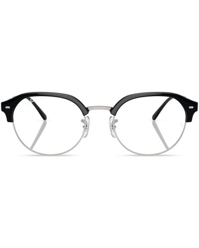 Ray-Ban Rb7229 ラウンド眼鏡フレーム - ブラック