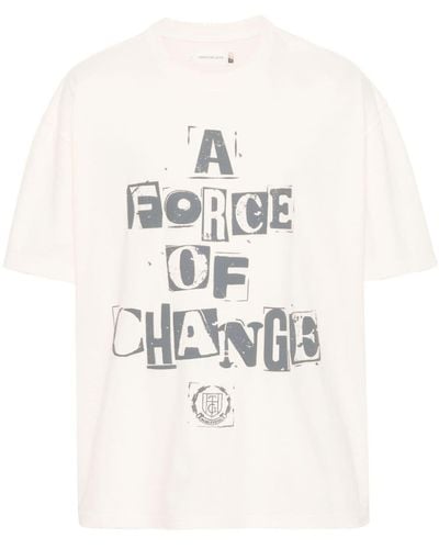 Honor The Gift A Force Of Change Cotton T-shirt - White