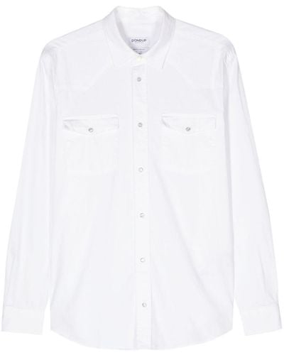 Dondup Yoke-design Shirt - White