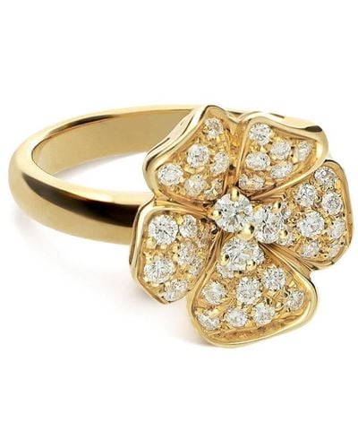Leo Pizzo 18kt Yellow Gold Diamond Ring - Metallic