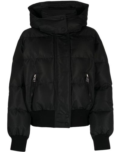 Alexander McQueen Hooded Puffer Jacket - Black