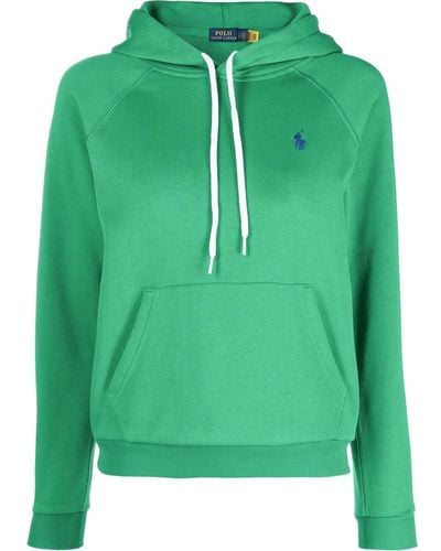 Polo Ralph Lauren Embroidered Logo Hoodie - Green