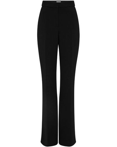 Rebecca Vallance High-waist Flared Tailored Pants - Black