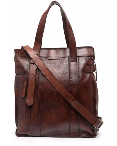 Officine Creative Rare 23 Leather Tote Bag - Brown