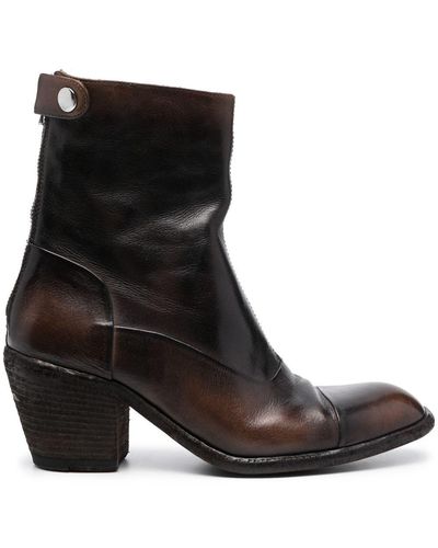 Officine Creative Sydne 70mm Leather Boots - Black