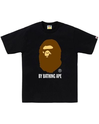 A Bathing Ape T-shirt con stampa - Nero