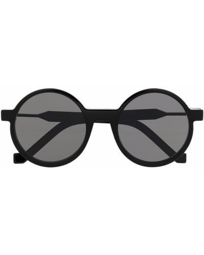 VAVA Eyewear ラウンドフレーム サングラス - ブラック