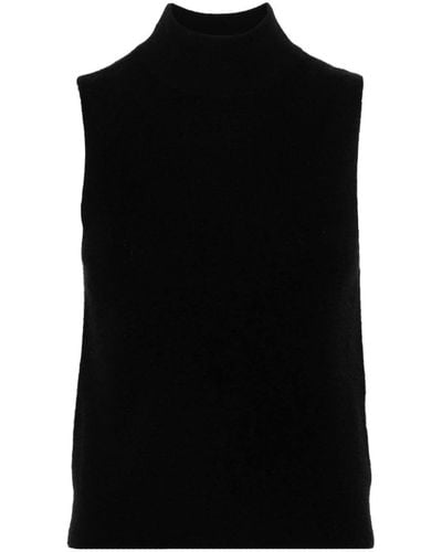 360cashmere Funnel-neck Cashmere Sweater - Black